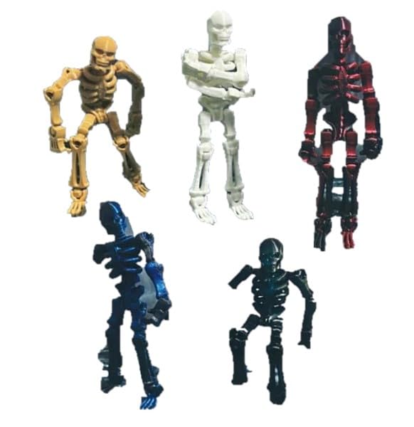 Amazon | 超可動式 骸骨 アクションスケルトン [全5種セット